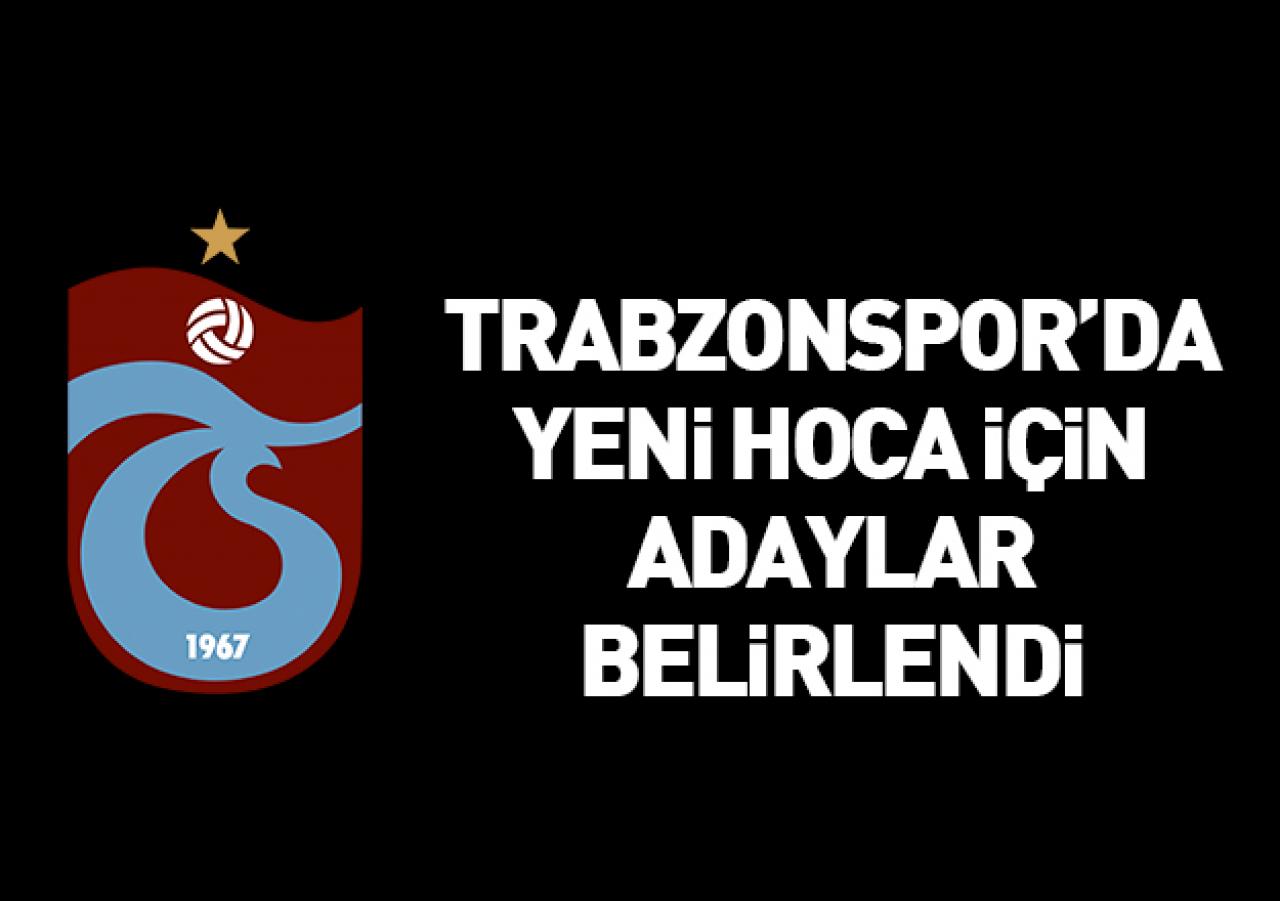 Trabzonspor'da teknik direktörlük görevine birden fazla aday