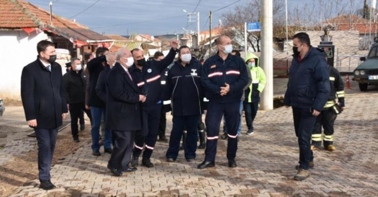 Başkan Albayrak'tan yağmur ve fırtınada zarar gören Şarköy'de inceleme