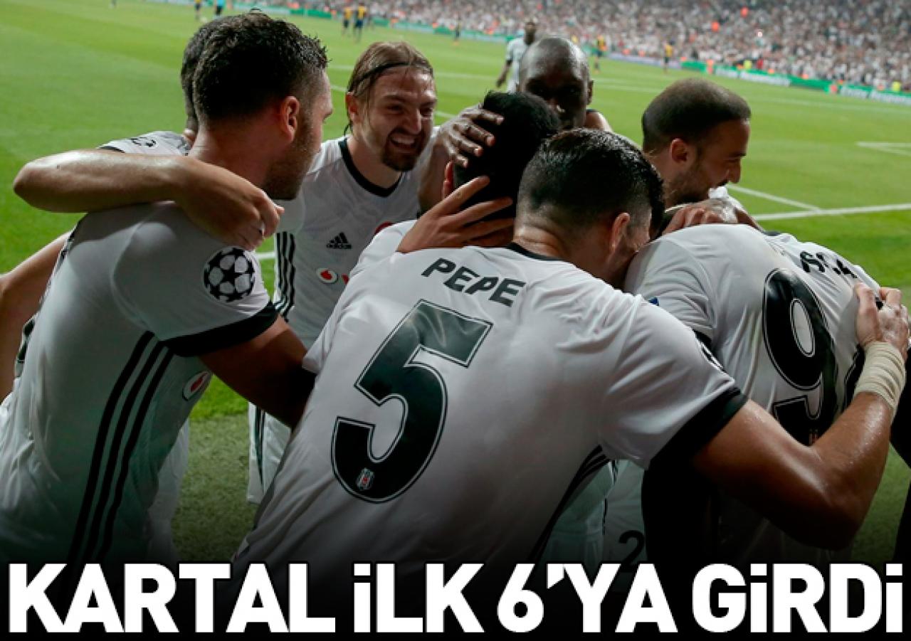 Beşiktaş ilk 6'da!