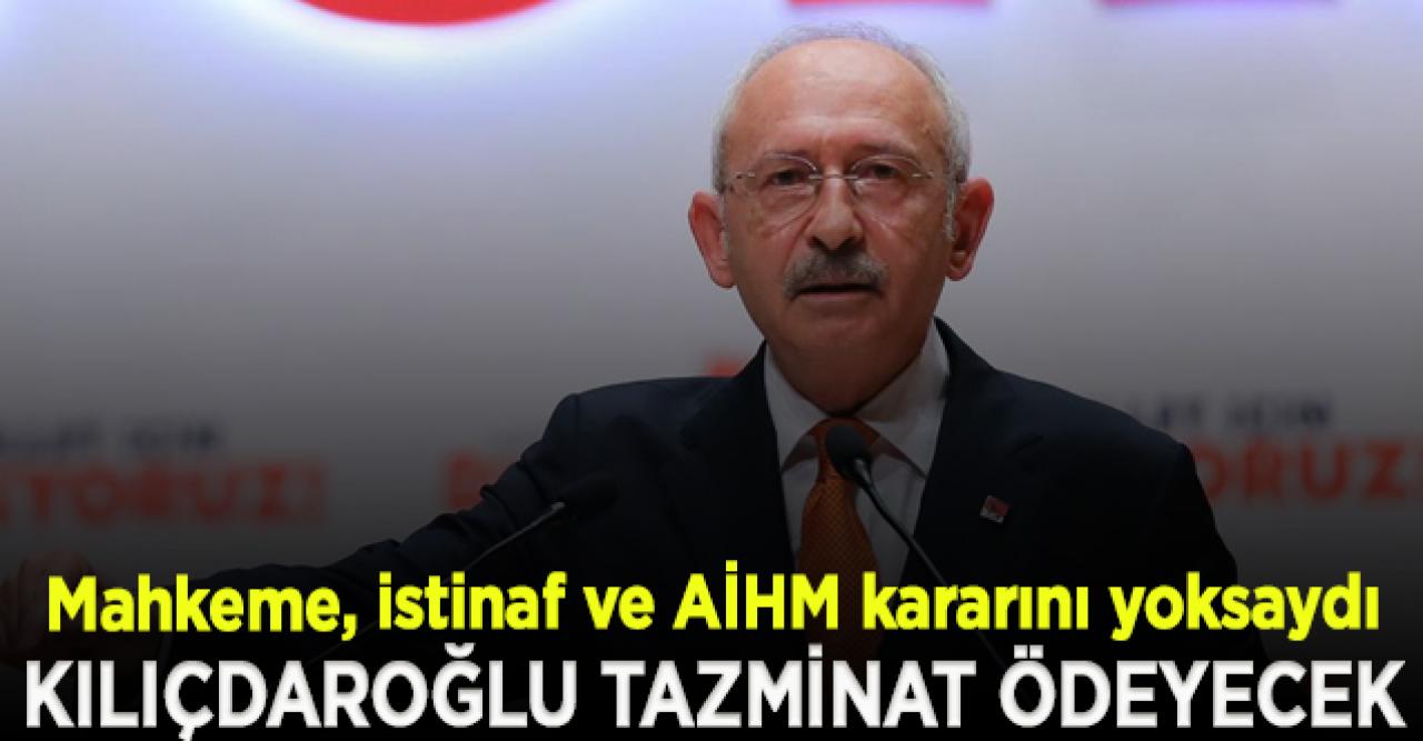 Kılıçdaroğlu tazminat ödeyecek