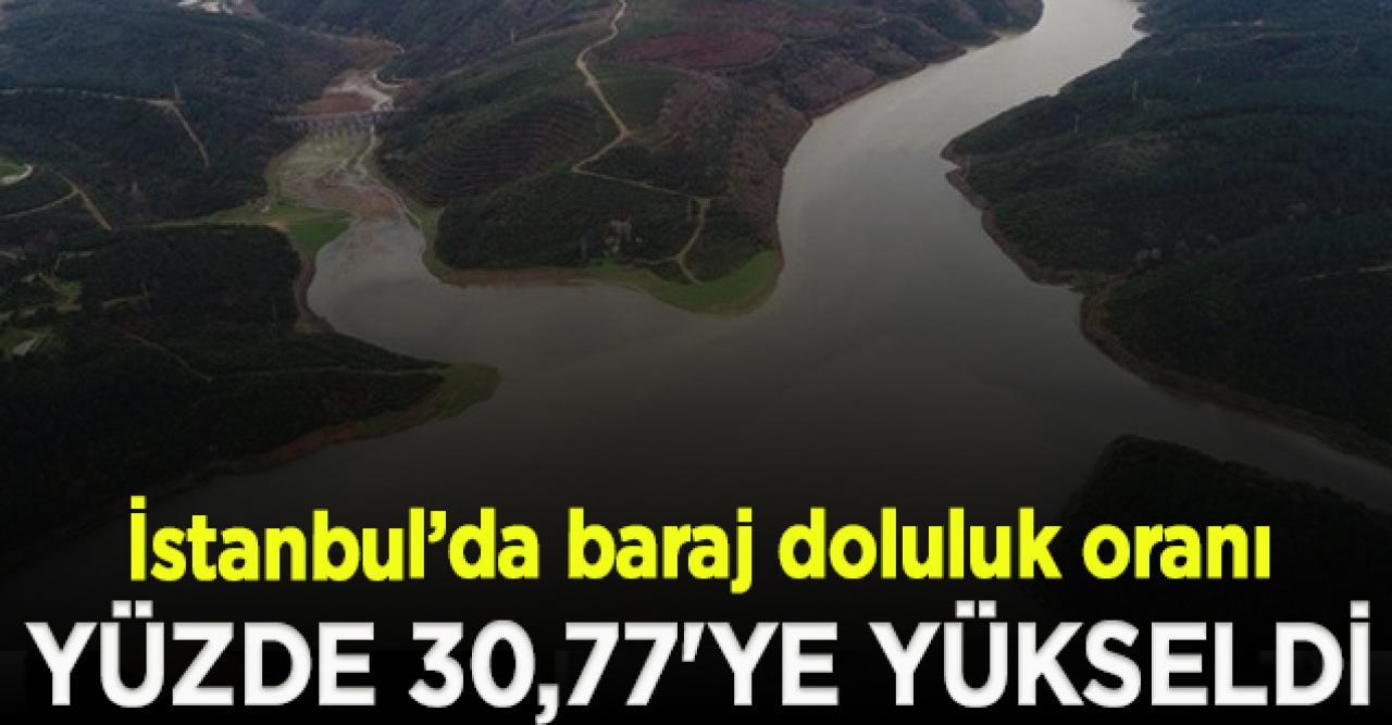 İstanbul’da baraj doluluk oranı yüzde 30,77'ye yükseldi