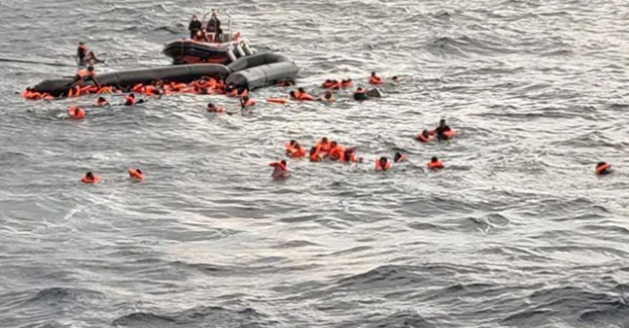 Göçmen gemisi battı; 43 kişi hayatını kaybetti!