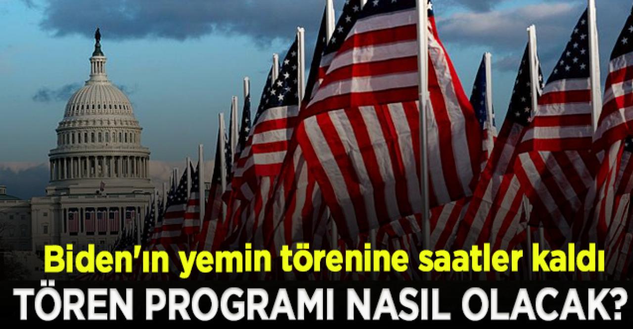 Joe Biden'ın yemin törenine saatler kaldı! Programda neler var, kimler katılacak?