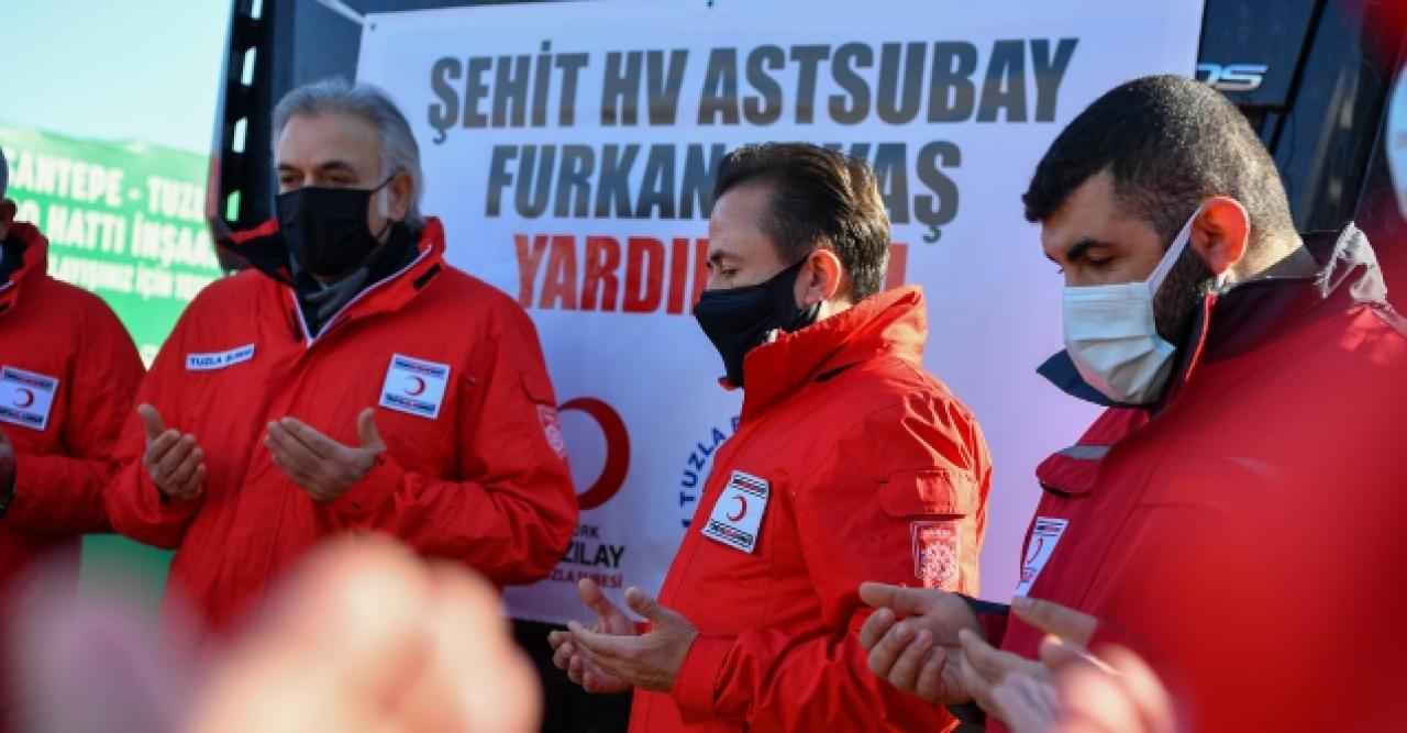 163'üncü tır yola çıktı