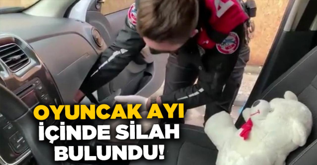 Oyuncak ayı içinde silah bulundu