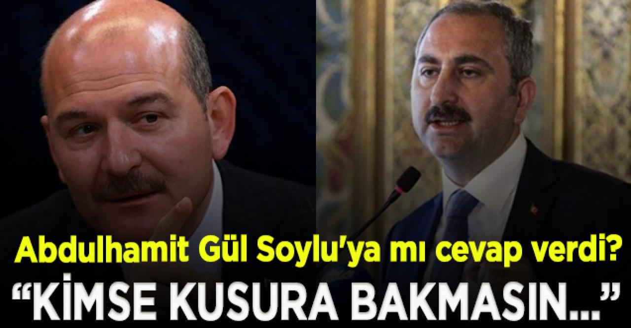 Abdulhamit Gül isim vermeden Süleyman Soylu'ya cevap mı verdi?