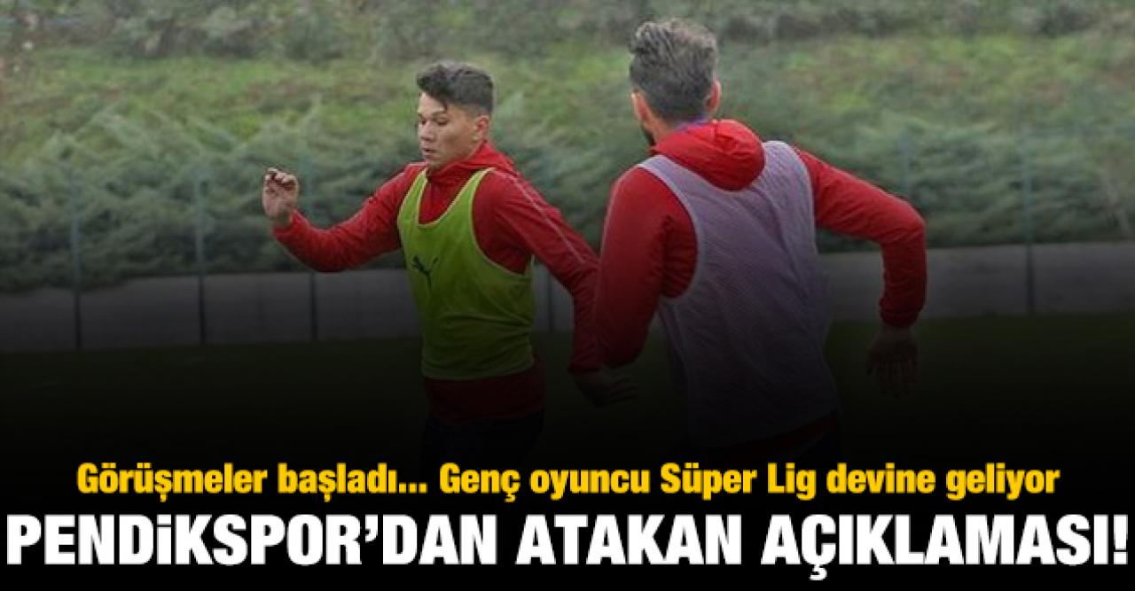 Atakan Müjde için Pendikspor'dan açıklama