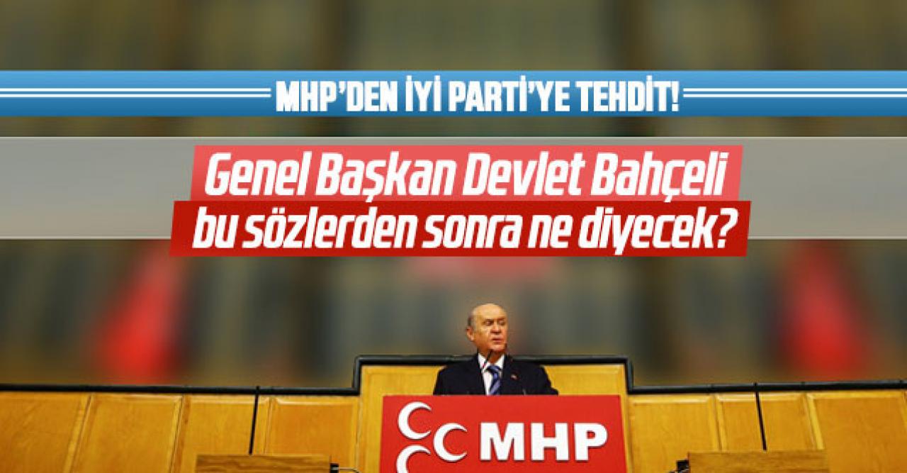 MHP'li isimden Gelecek Partisi'ne tehdit;" Bunun da sırtı kaşınıyor herhalde"