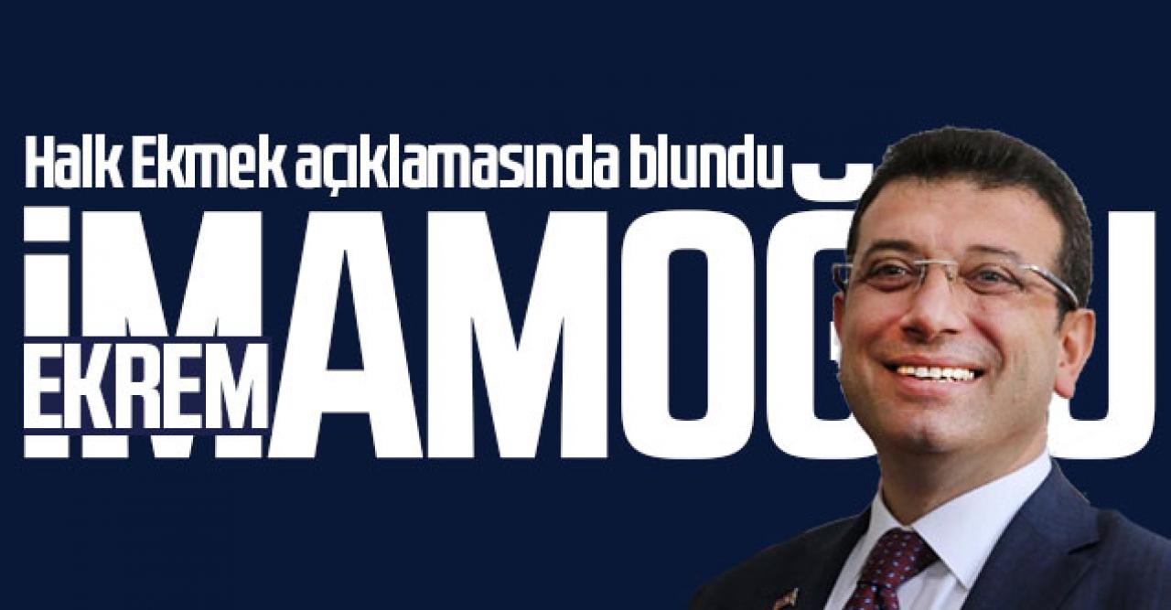 İmamoğlu’ndan 'Halk Ekmek' açıklaması: Yoksullukla mücadelede hiçbir engel tanımayacağız