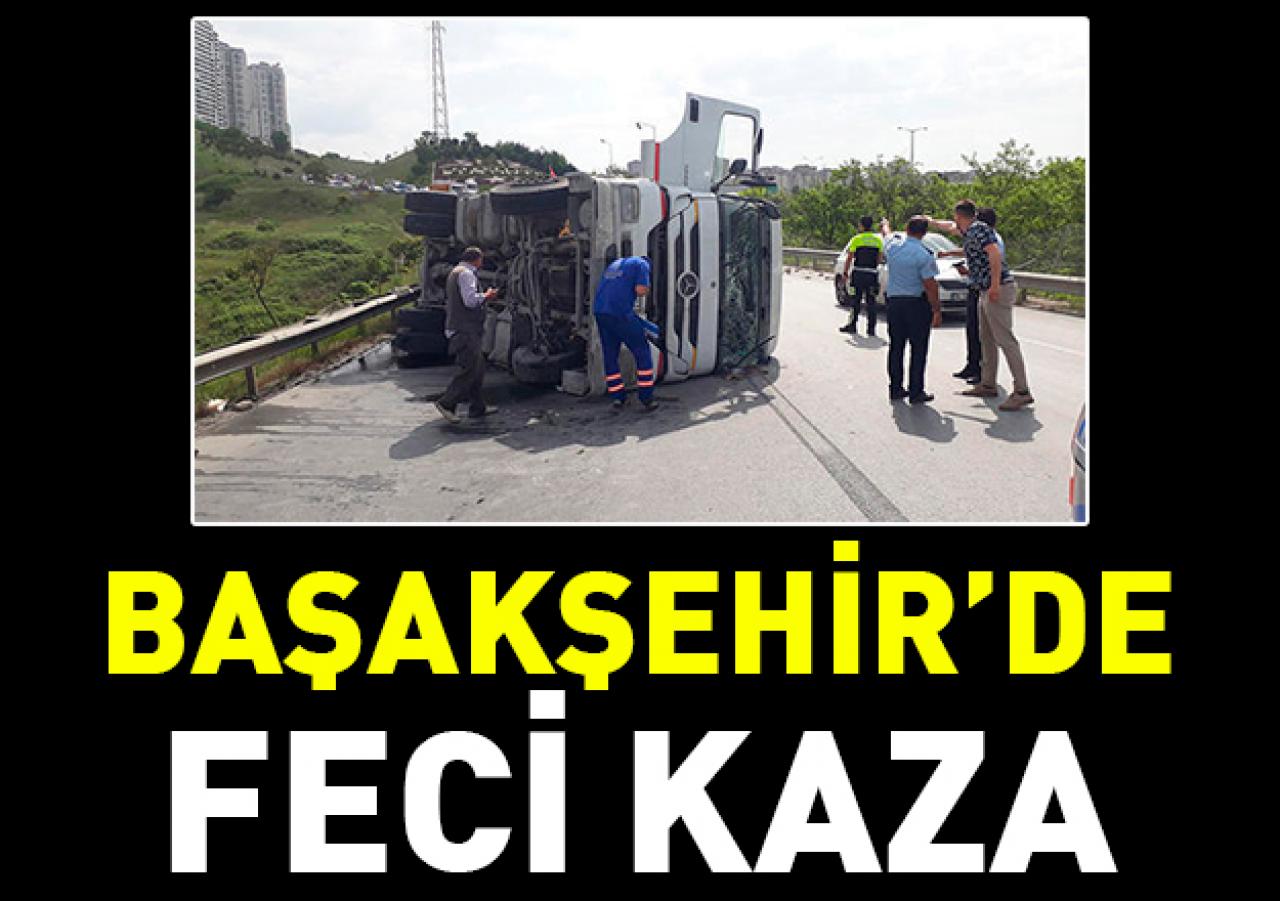 Başakşehir'de feci kaza!