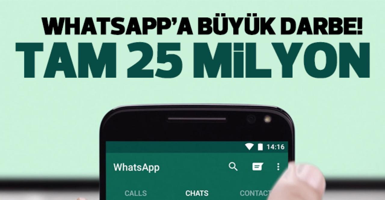 Whatsapp gizlilik ihlali skandalı sonrası büyük kan kaybetti!