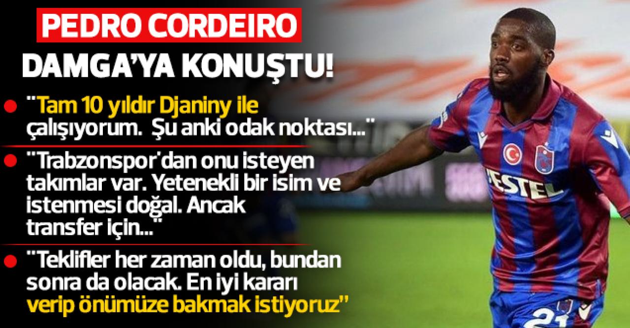 Djaniny Trabzonspor'dan ayrılacak mı? Menajeri Gazete Damga'ya konuştu!