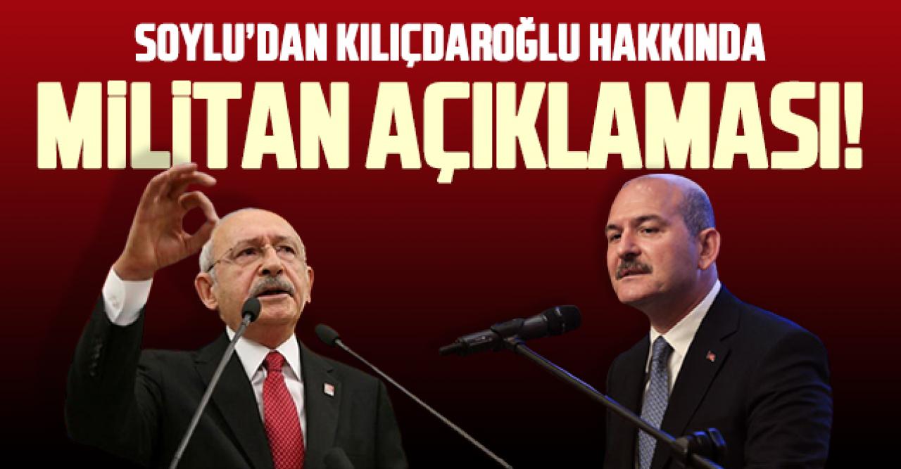 Bakan Soylu: Kılıçdaroğlu hakkında suç duyurusunda bulunacağız