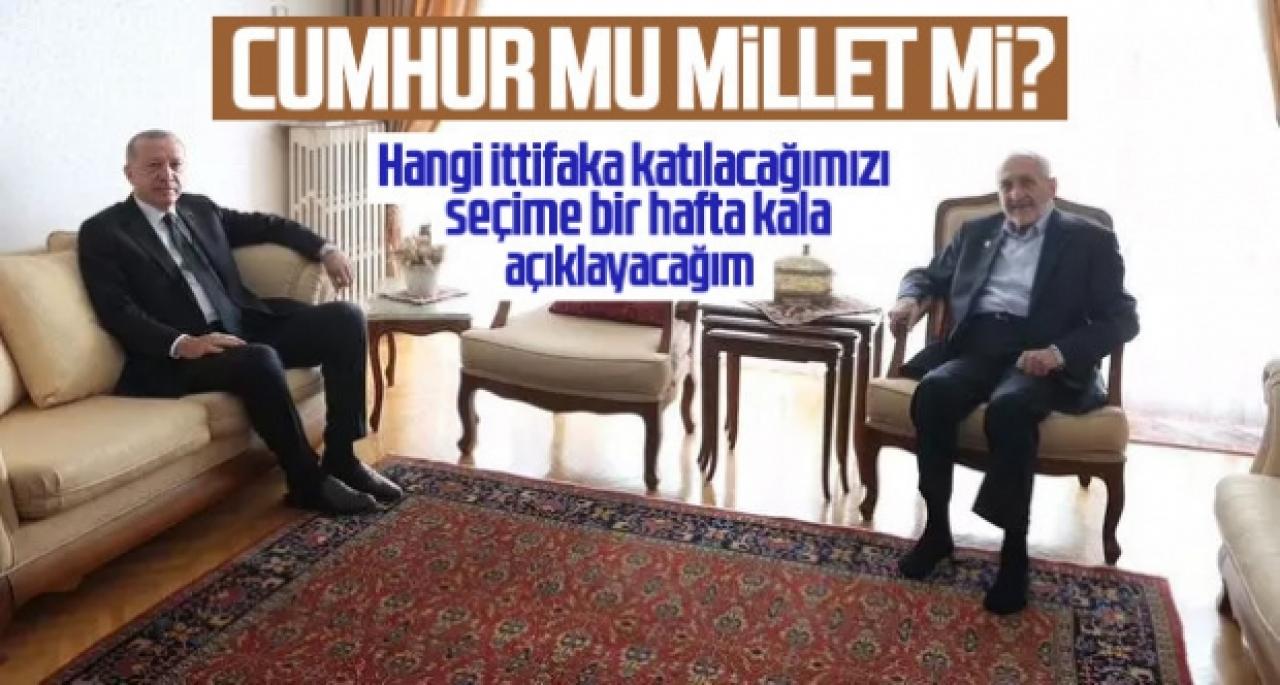 Saadet Partili Oğuzhan Asiltürk'ten ittifak sözleri: Açıklarsam bölünme olur