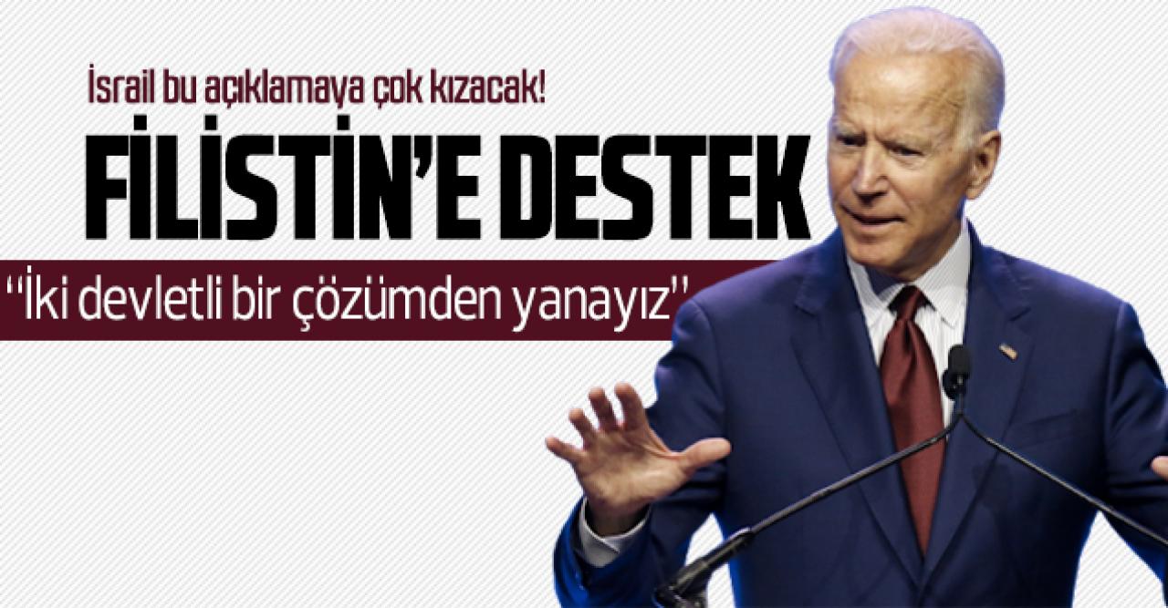 Biden'dan Filistin devletine destek