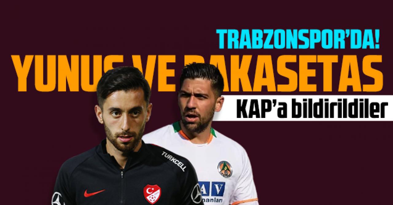 Anastasios Bakasetas ve Yunus Mallı Trabzonspor'da!