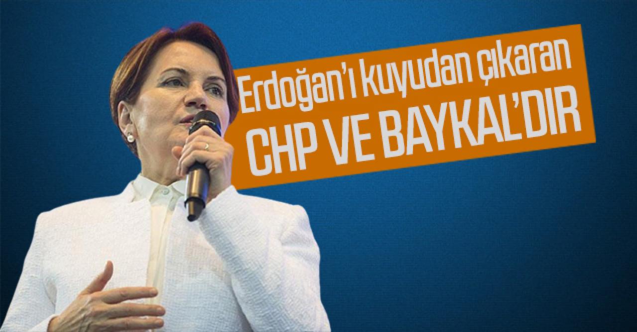 Akşener'den Erdoğan'a eleştiri: Bizi seçime sokan Kılıçdaroğlu ve partisidir