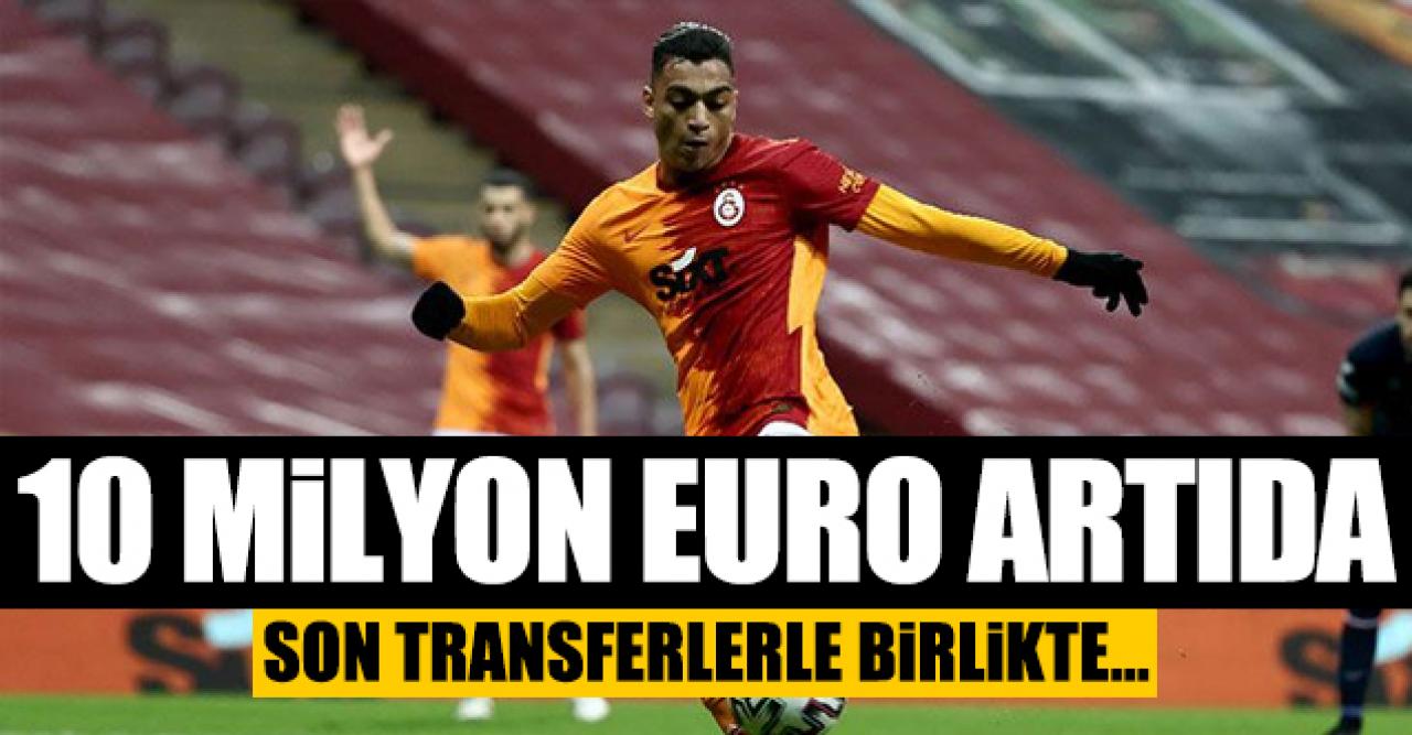 Galatasaray 10 milyon euro artıda!