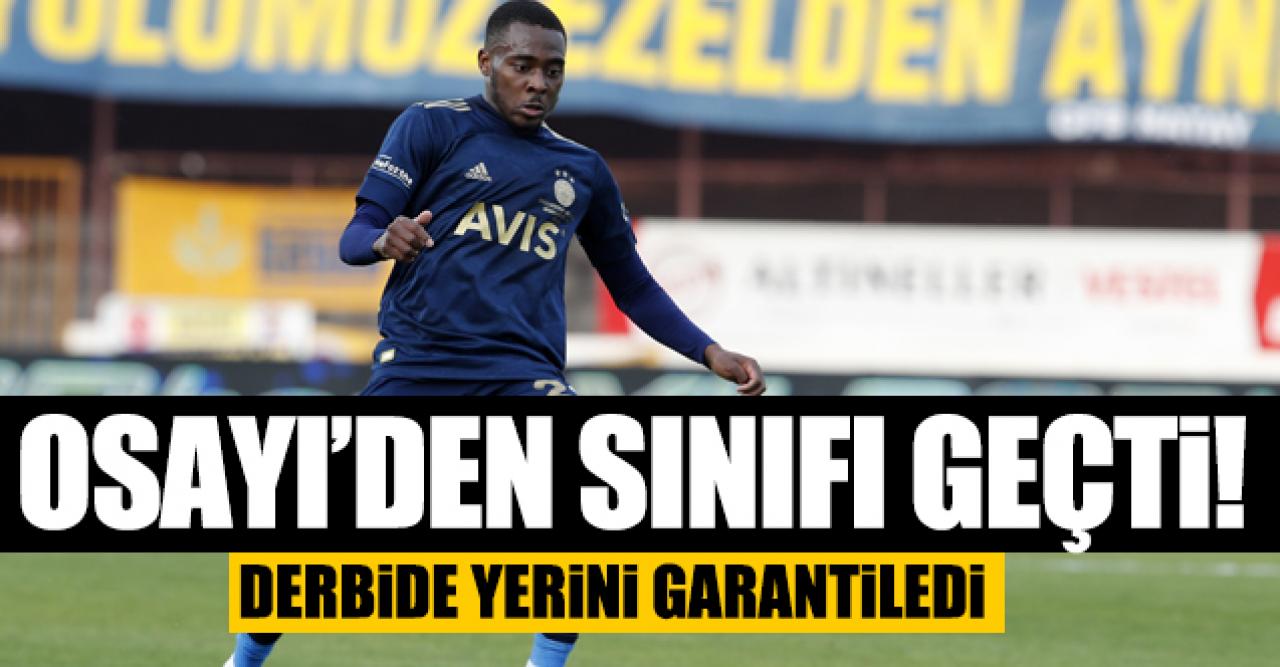 Bright Osayi-Samuel'den ilk asist geldi! Derbide yeri hazır