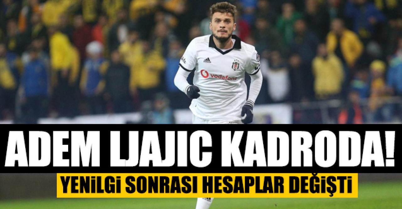 Adem Ljajic ilk 11'e dönüyor