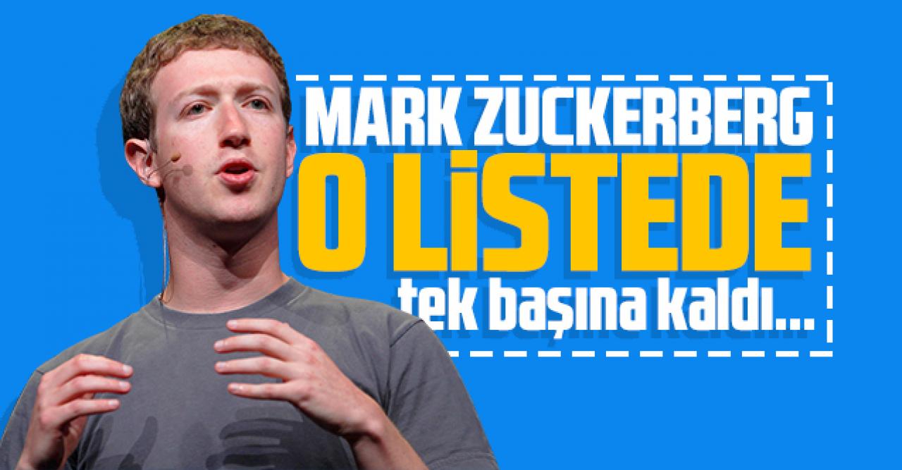 Mark Zuckerberg artık tek!