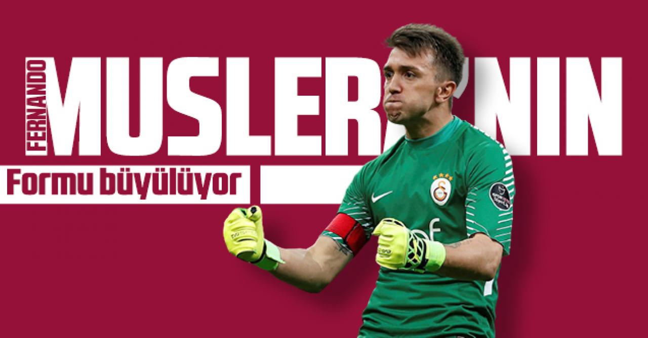 Muslera formu ile büyülüyor