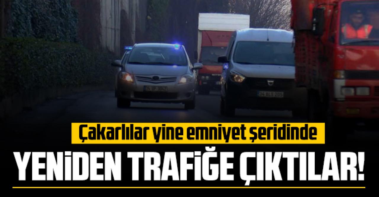 İstanbul'da çakarlılar yine emniyet şeridinde, sürücüler rahatsız