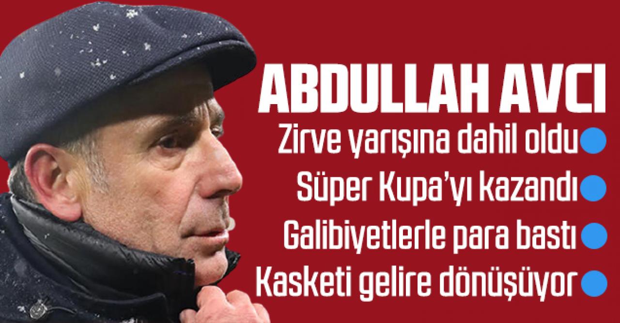 Abdullah Avcı ile Trabzonspor para basıyor!