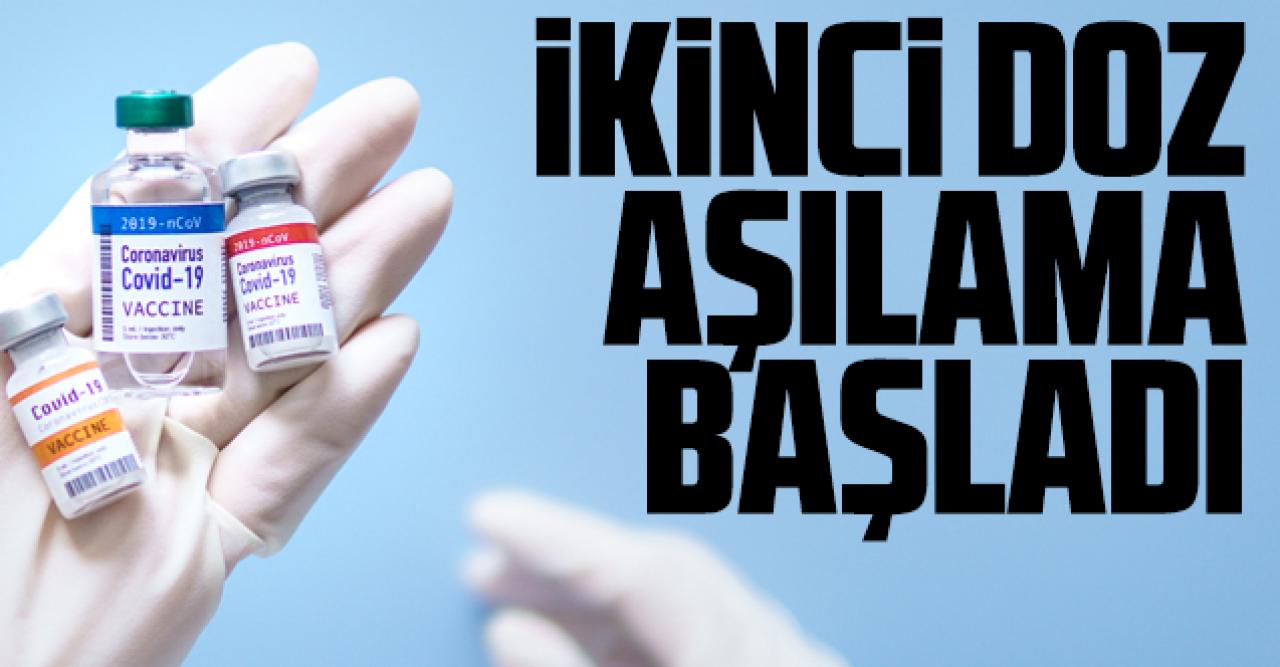 Sağlık çalışanlarında ikinci doz aşılama süreci başladı