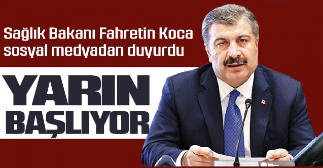 Bakan Koca duyurdu... 65 yaş üzeri için önemli karar!