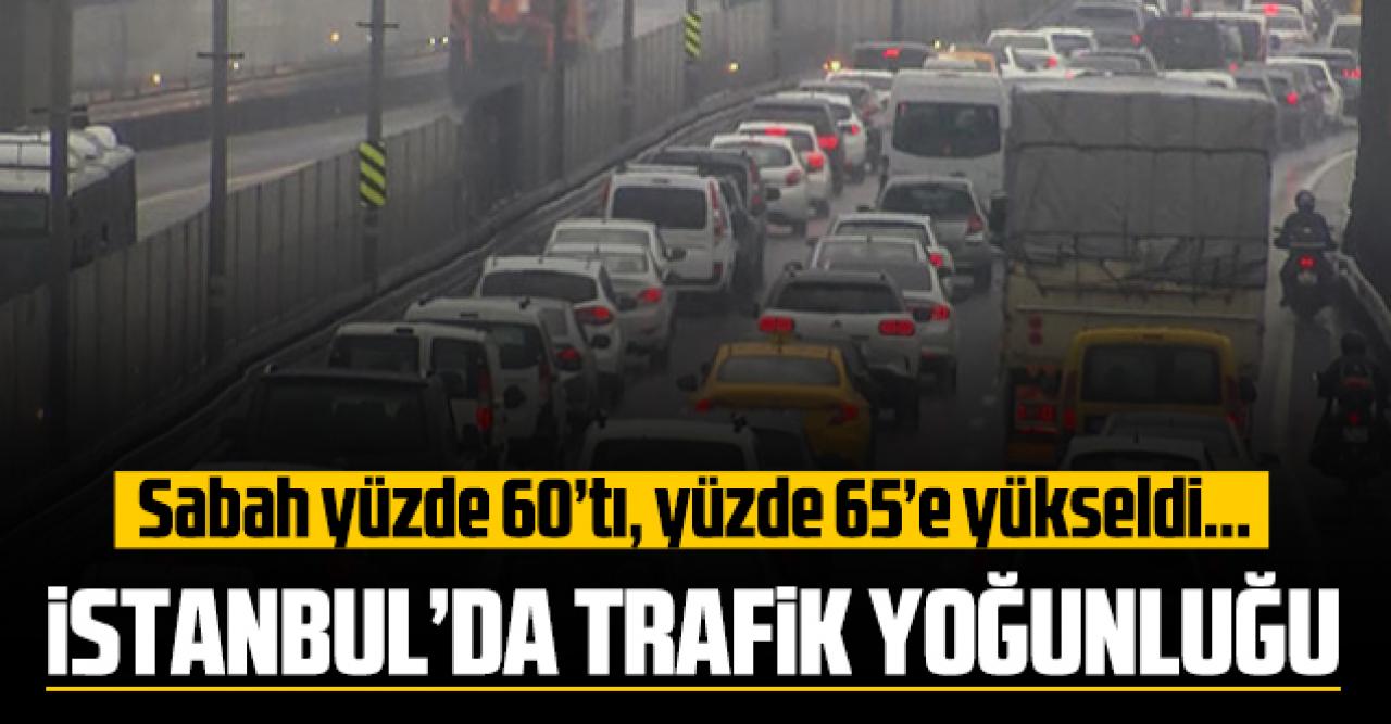 İstanbul'da trafik yoğunluğu