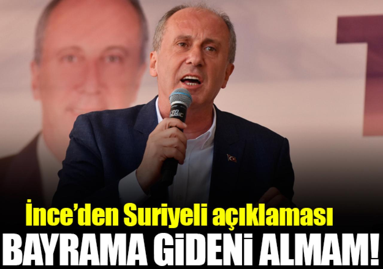 Bayrama giden Suriyeliyi almam