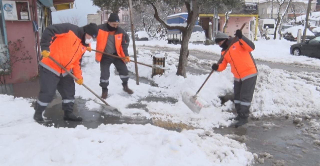 Sultangazi Belediyesi kar için tam mesaide!