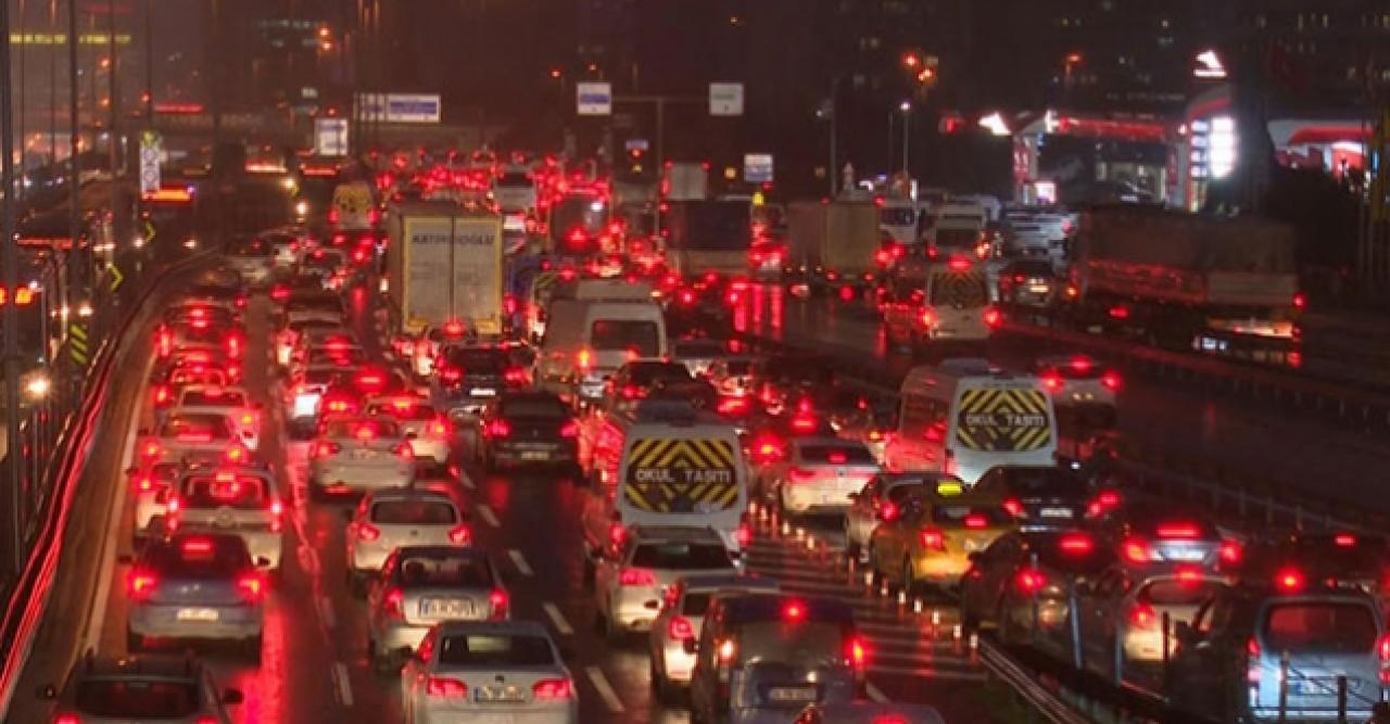 İstanbul'da trafik yoğunluğu