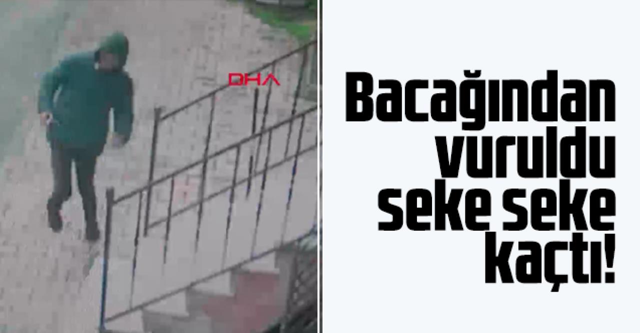 Sultangazi'de bacağından vurulan kişi seke seke kaçtı