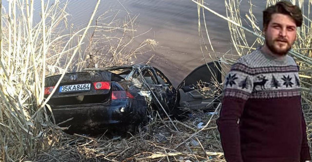 Akhisar’da çaya uçan otomobilin sürücüsü hayatını kaybetti