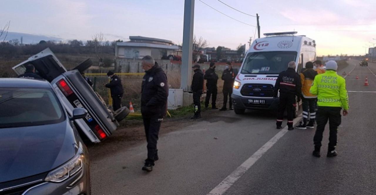 Tekirdağ'da ölümlü kaza