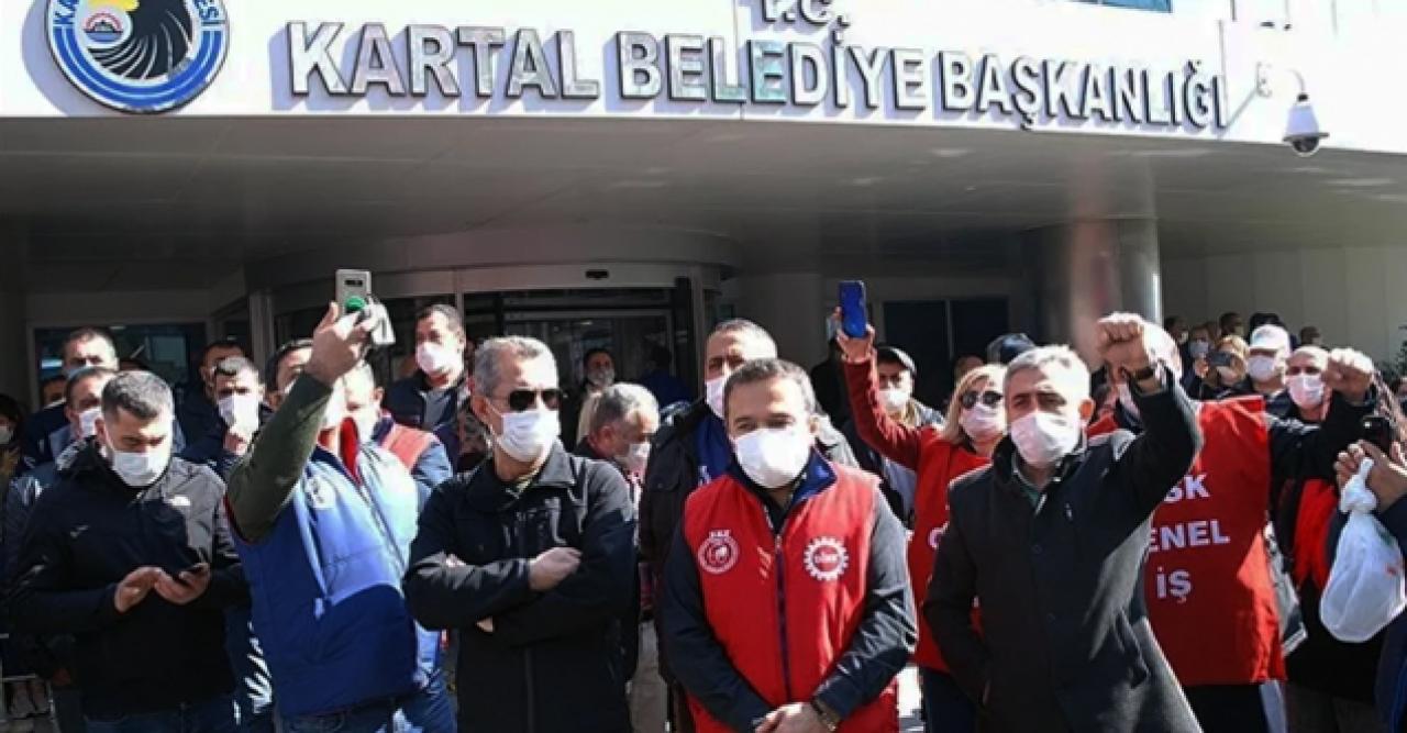 Kartal Belediyesi'ne grev kararı asıldı