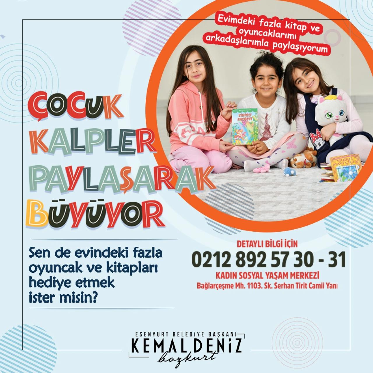 Esenyurtlu çocuklar paylaşımcı olacak