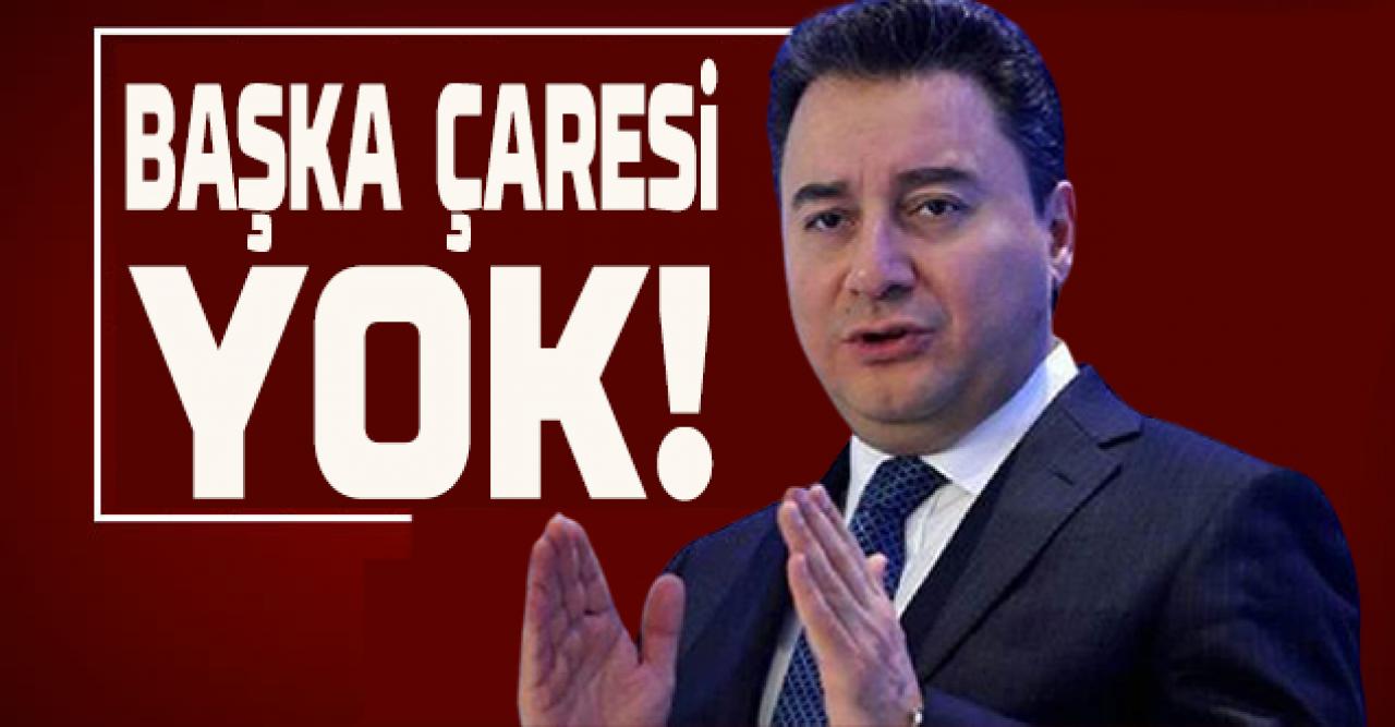 Ali Babacan: Hükümetin değişmesi lazım