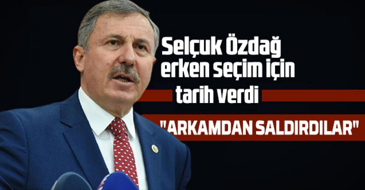 Özdağ, erken seçim için tarih verdi