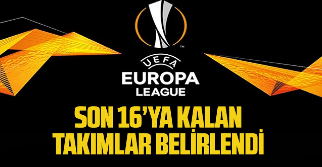 UEFA Avrupa Ligi’nde son 16’ya kalan takımlar belirlendi