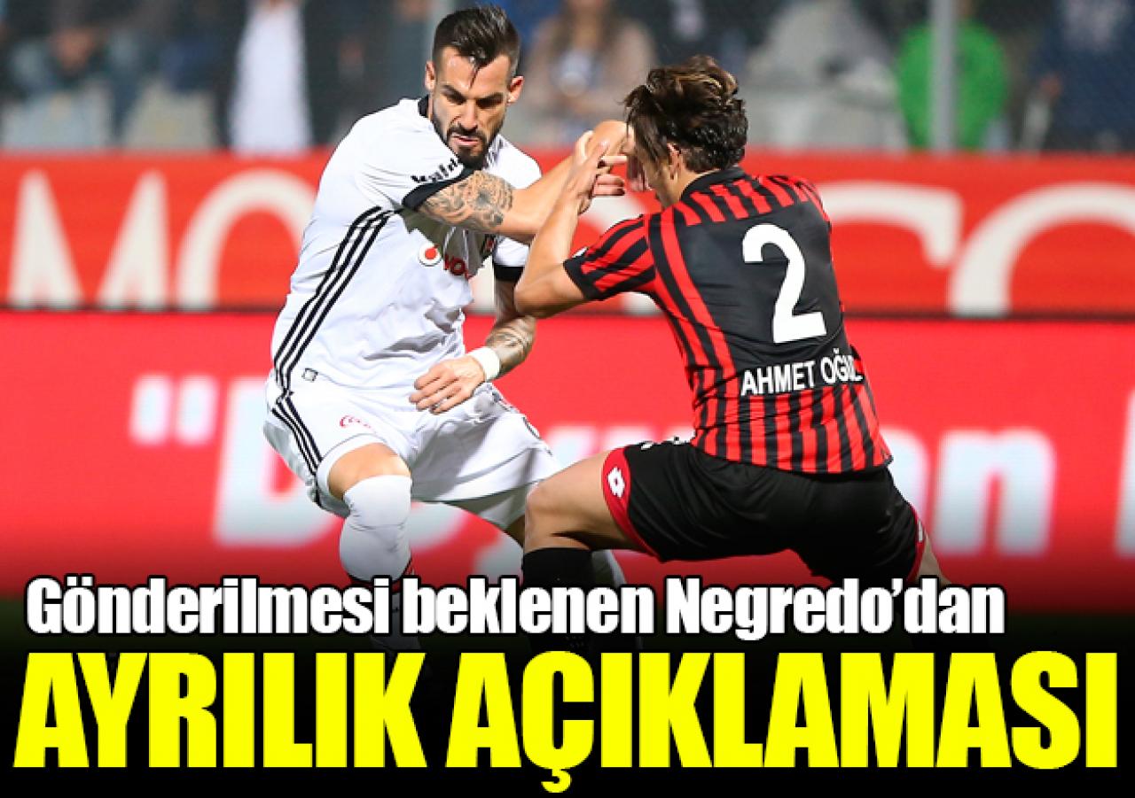 Negredo'dan ayrılık açıklaması