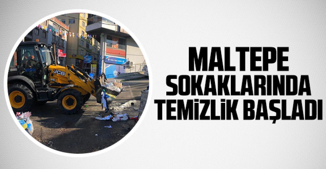 Maltepe'de çöpler yeniden toplanmaya başlandı