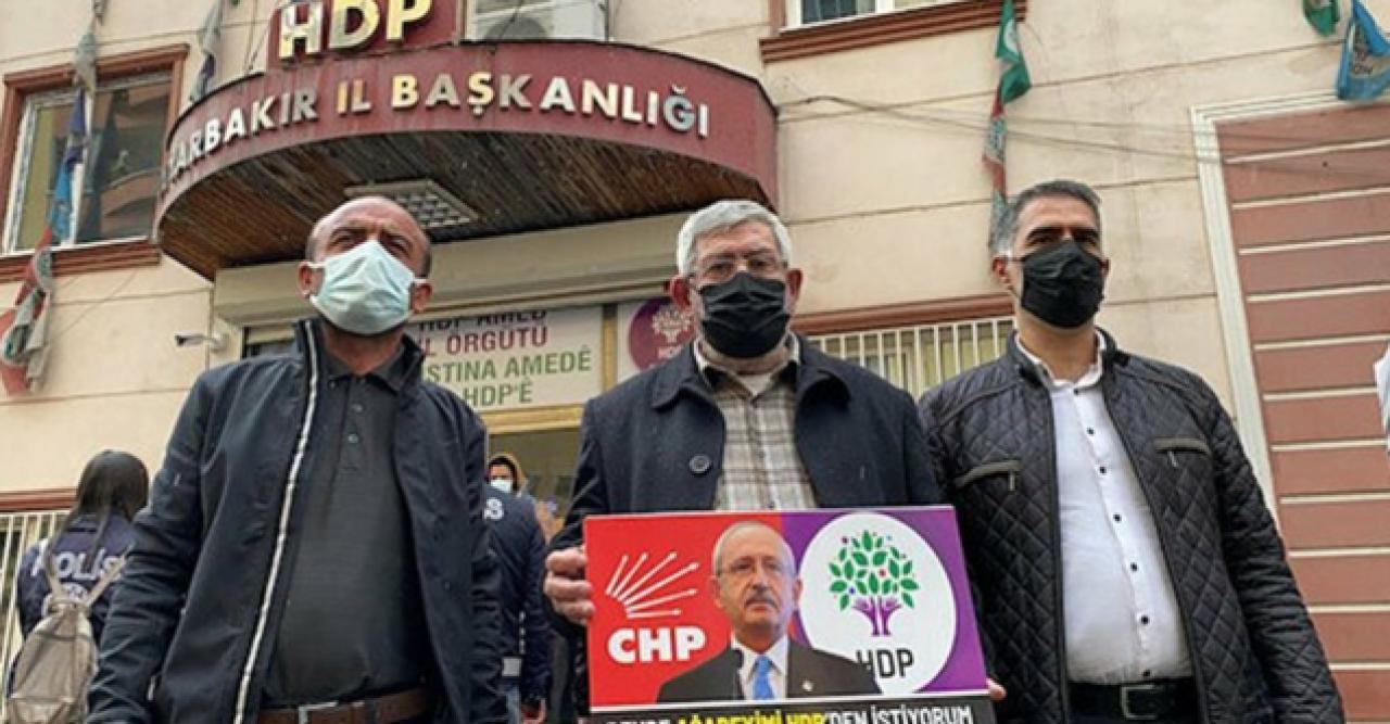 Kılıçdaroğlu'nun kardeşi, HDP Diyarbakır binası önündeki eyleme katıldı: Ağabeyimi HDP'den istiyorum