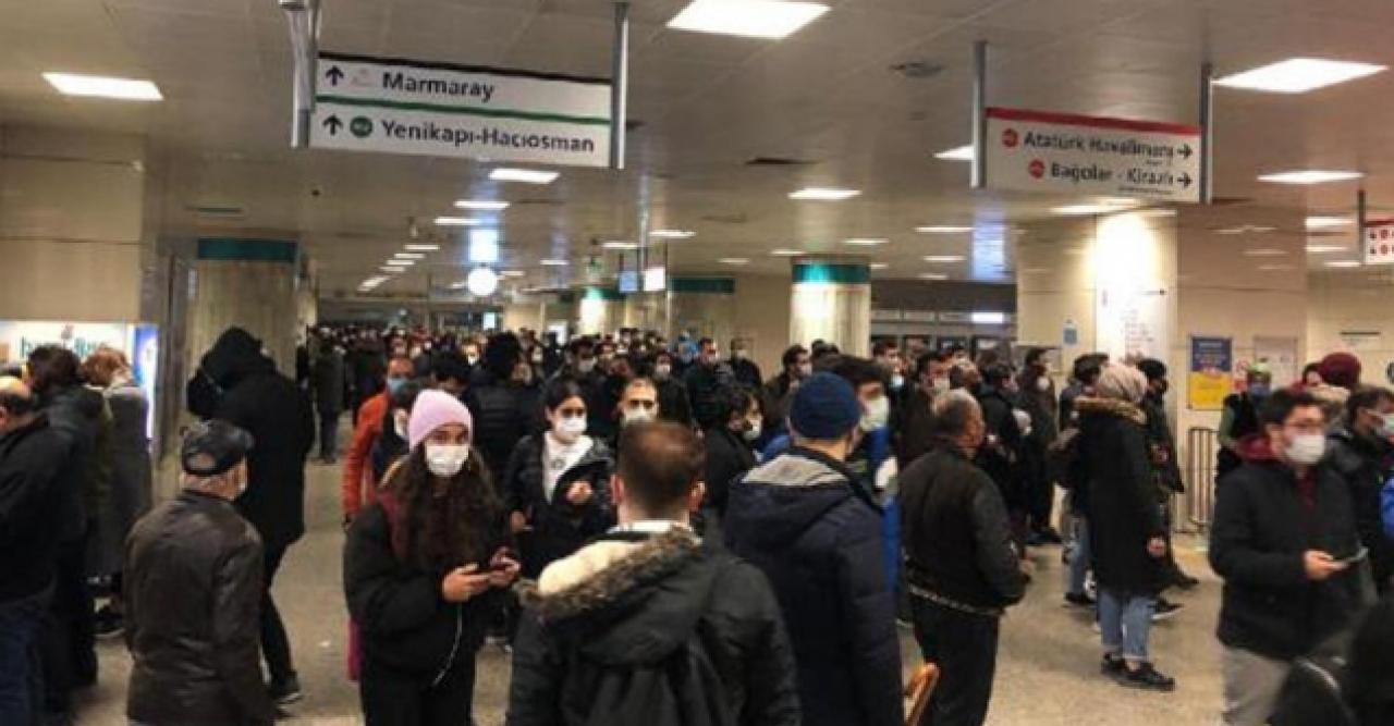 Yenikapı-Bayrampaşa arasında metro seferleri durduruldu