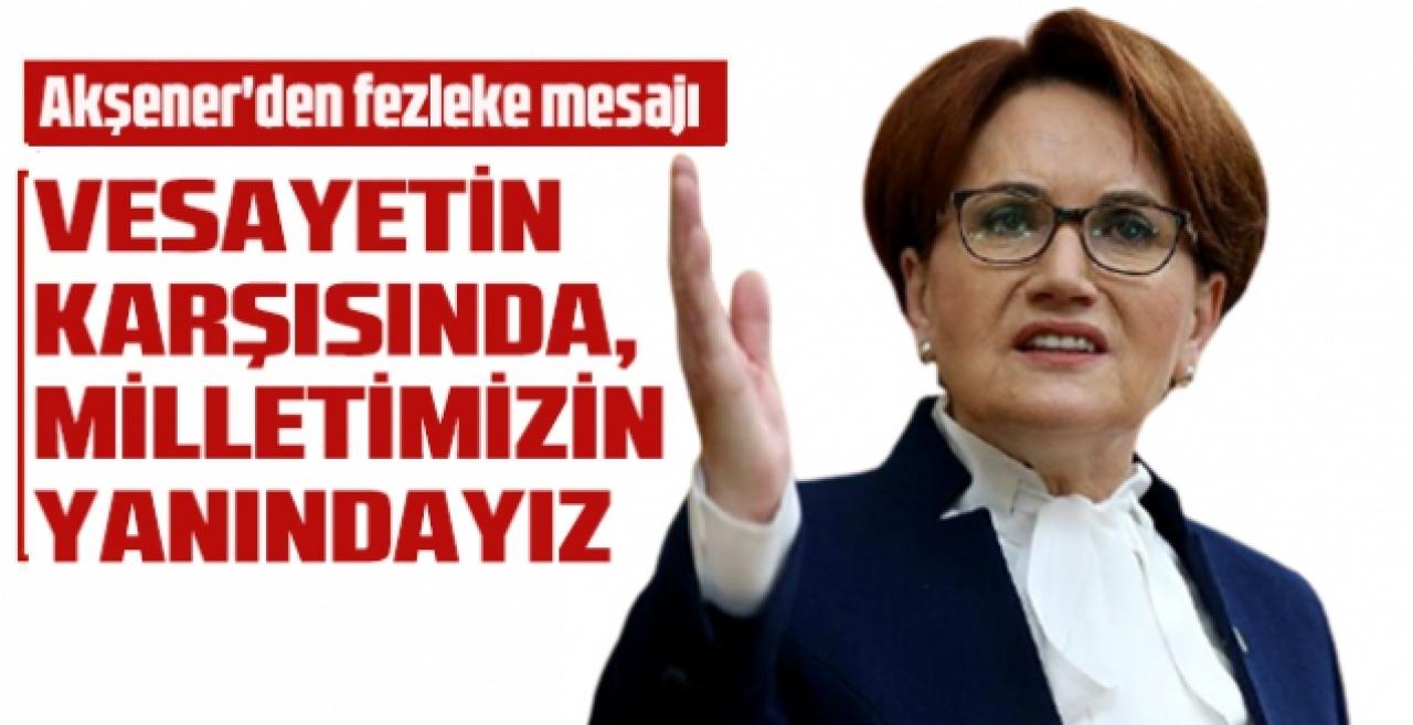 Meral Akşener: Gömlek artık dikişi tutmuyor