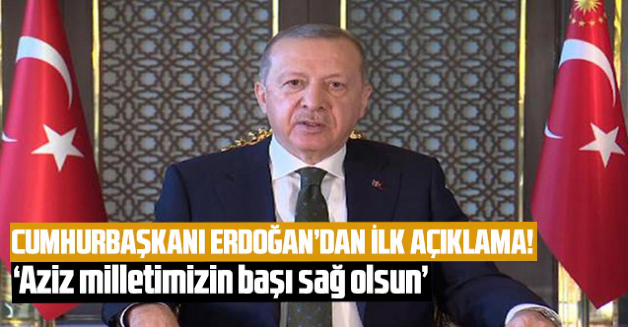 Cumhurbaşkanı Erdoğan'dan 11 şehit ile ilgili ilk açıklama