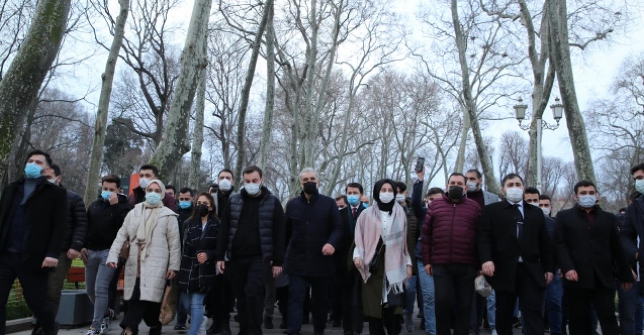 Ayasofya'da sabah namazı