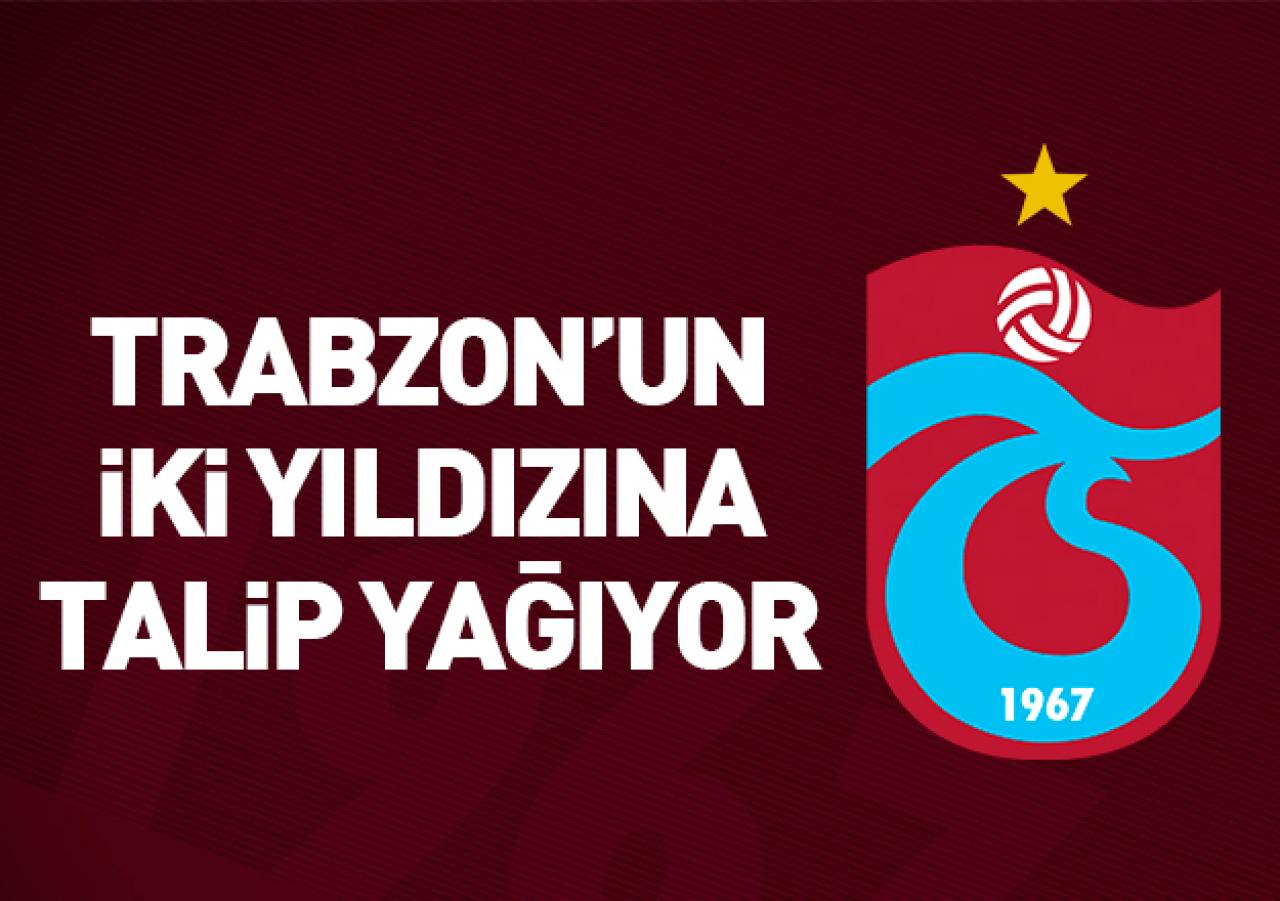 Trabzonspor'un iki yıldızına talip yağıyor